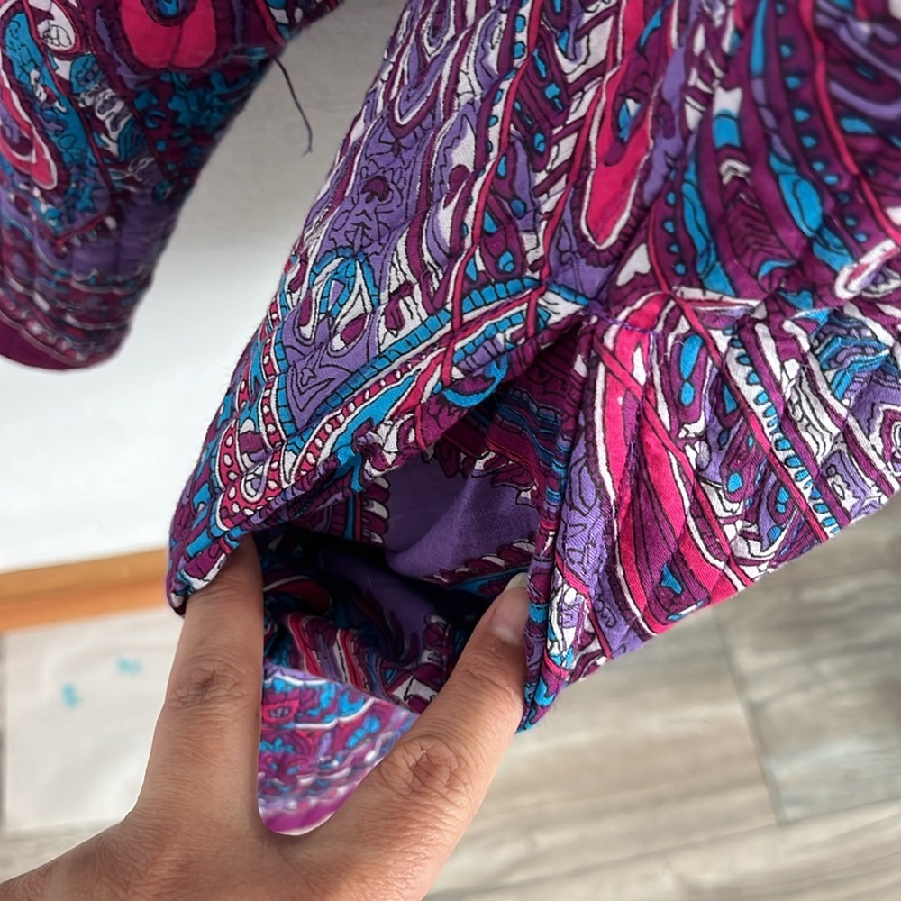 Vintage Blair Women’s Quilted Reversible Purple Jacket XL - Picture 8 of 13